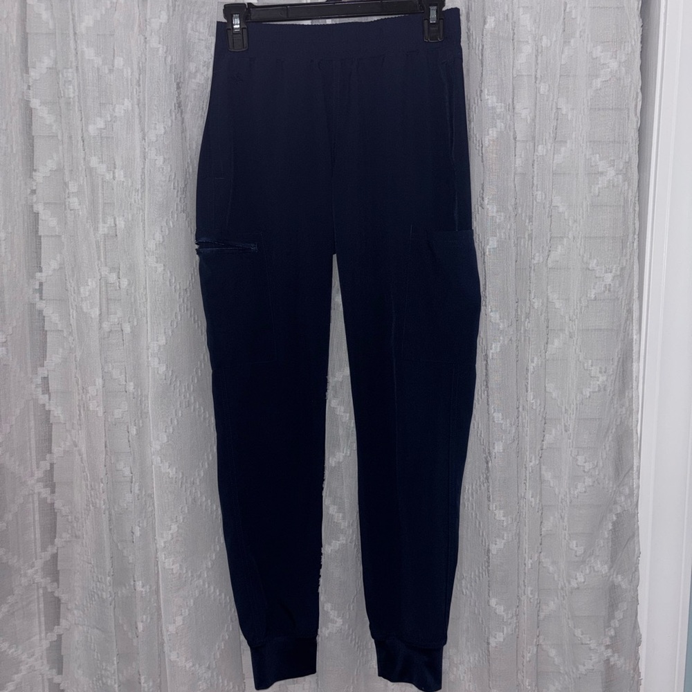 Med Couture Navy Knit Jogger Pants